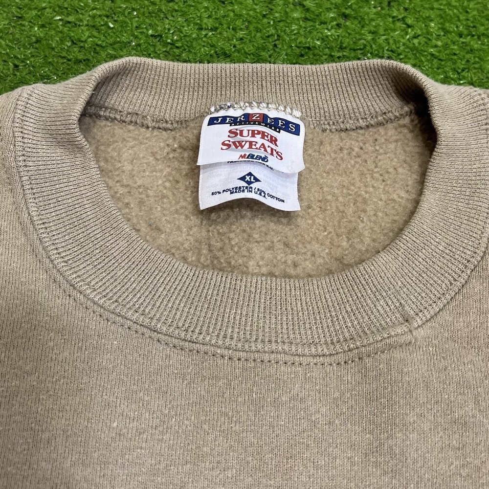 Vintage Fly Fishing Sweatshirt XL 90s Heavyweight‎ Crewneck Fishing Lures EUC - Picture 3 of 6